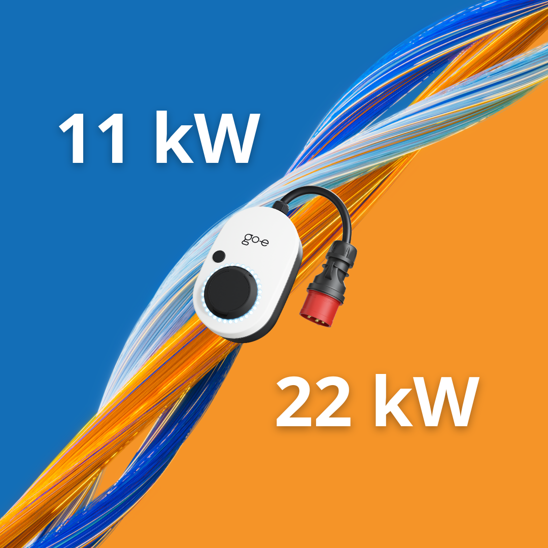 Borne de recharge connectée WB-11 pour voiture électrique type 2/11  kW/triphasé