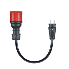 Adapter go-e Charger Gemini flex 11 kW auf Schutzkontaktstecker