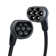 Typ 2 Ladekabel Black Edition bis 22 kW 