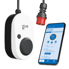 go-e Charger Gemini flex 11 kW smartphone combo