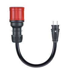 Adapter go-e Charger Gemini flex 11 kW auf Schutzkontaktstecker