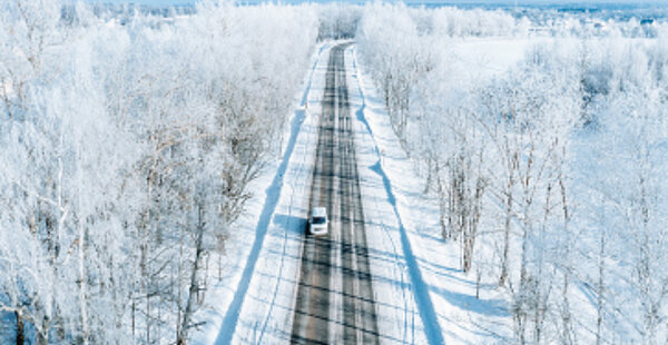 Straße Winter
