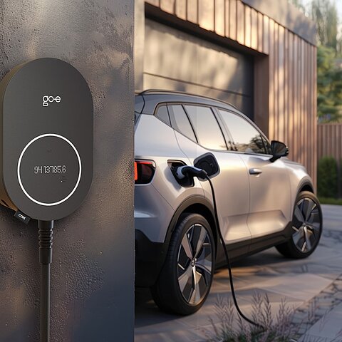 go-e Charger CORE bij de garage