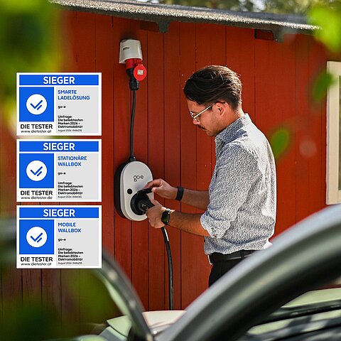 go-e Charger Gemini mit Testsiegel