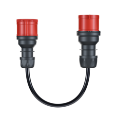 Adapter 11 kW Gemini flex auf CEE rot 32A