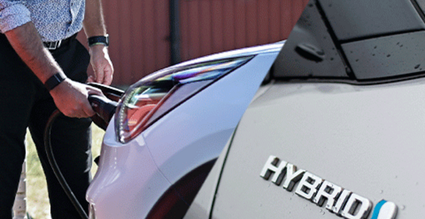 E-Auto vs Hybrid