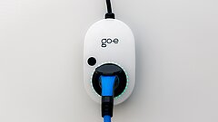 go-e Charger LEDs leuchten gruen