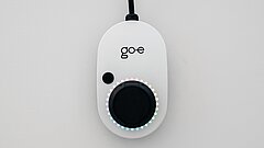 go-e Charger in rainbow colours