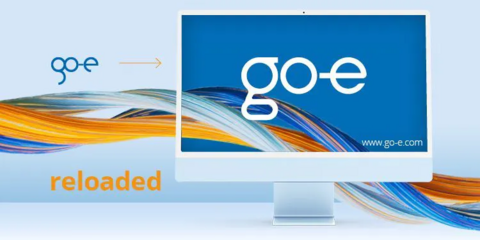 go-e präsentiert sich in neuem Markenlook