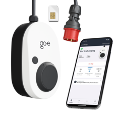 go-e Charger Gemini flex 2.0 11 kW smartphone combo