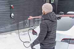 E-Auto im Winter laden