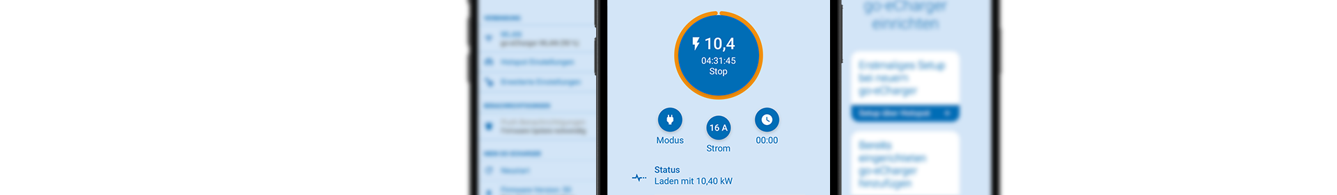 go-e Charger App auf Deutsch