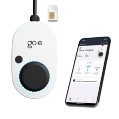 go-e Charger Gemini 2.0 22 kW app combo